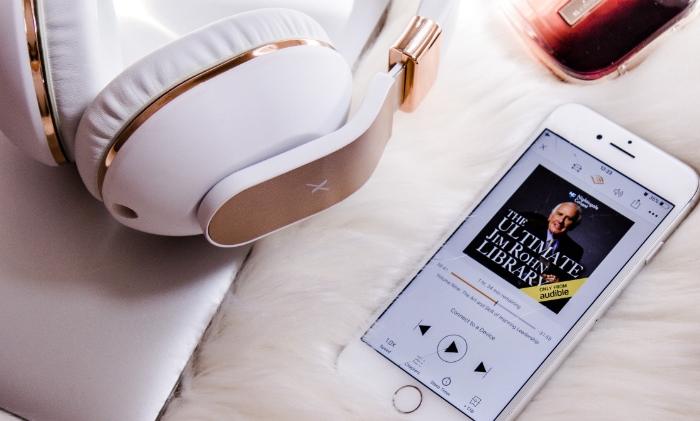 Audible on white iphone 6