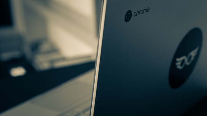 Chromebook close up