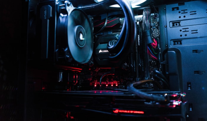 Inside of PC case 2