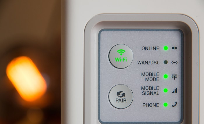 Router close up