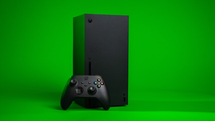 Xbox Series X with controller